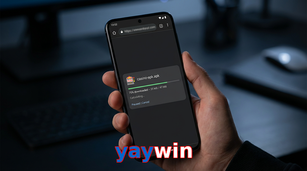 Main screen of Yaywin apk page for PK players